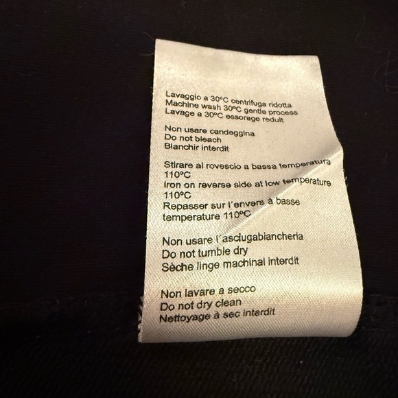 Black Neil Barrett crewneck featuring striking yellow lightning bolt graphic L - Picture 12 of 12